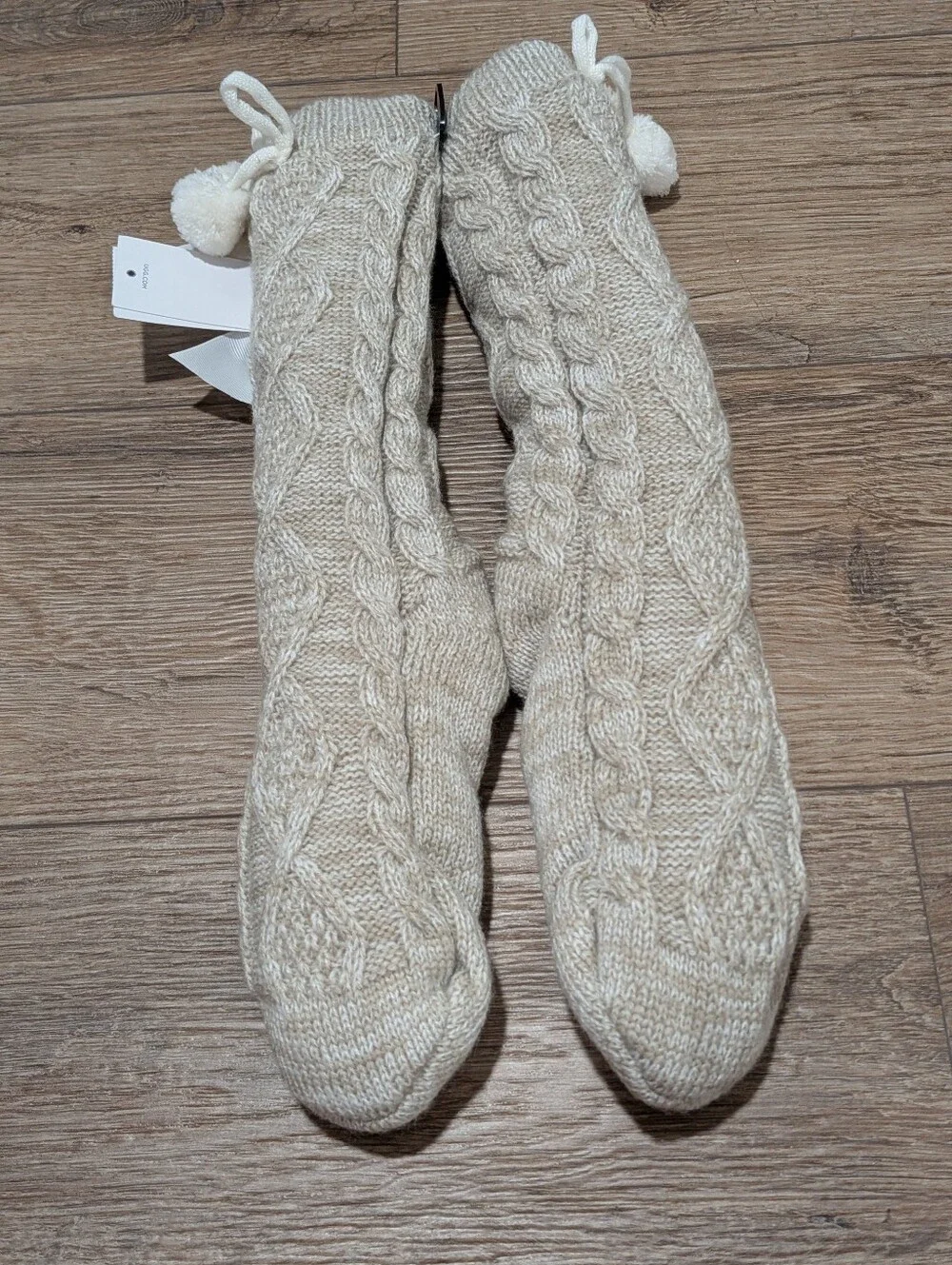 Ugg Fleece Lined Pom Pom Socks